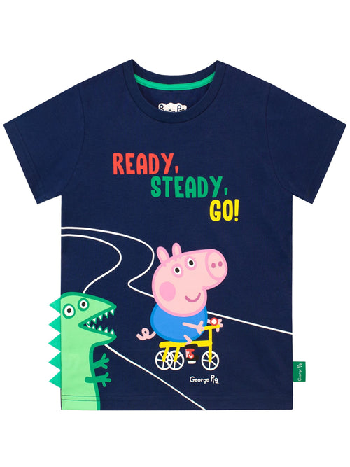 Character Navy George 100% Cotton T-Shirt image 1