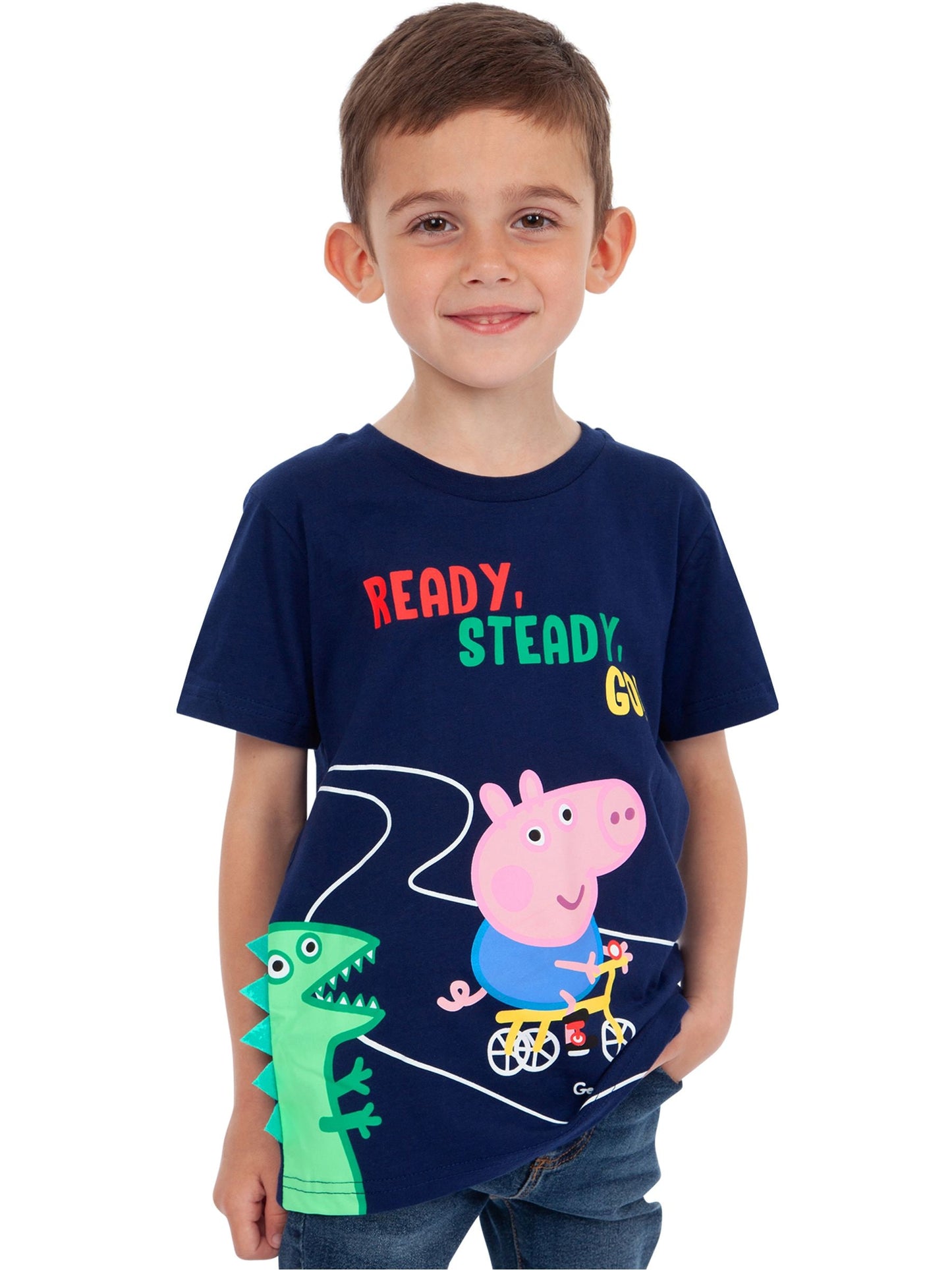 Character Navy George 100% Cotton T-Shirt image 4