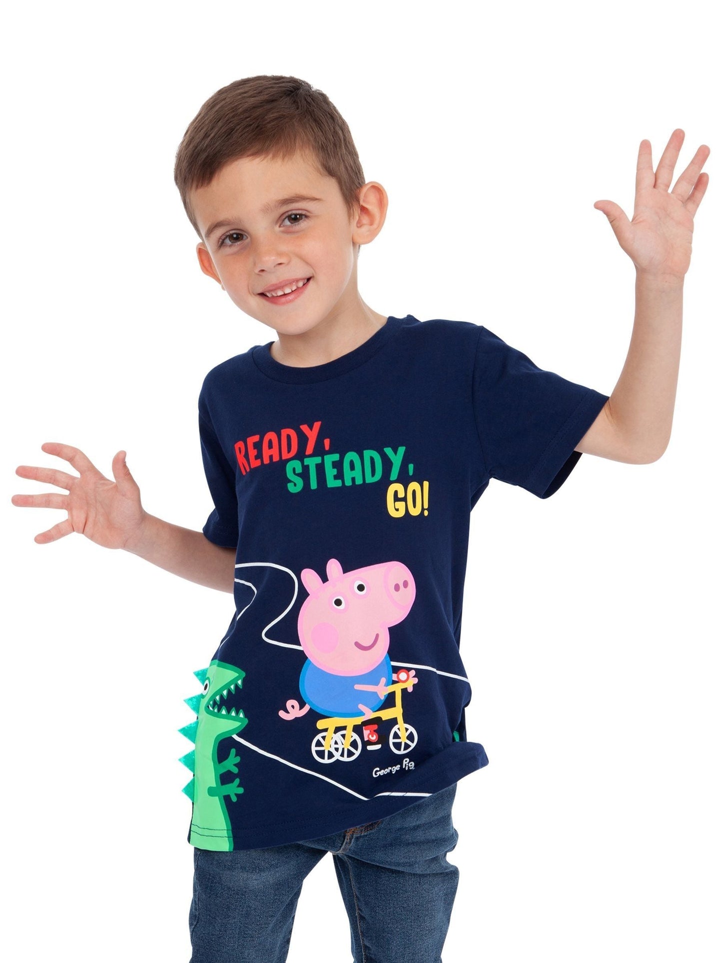 Character Navy George 100% Cotton T-Shirt image 6