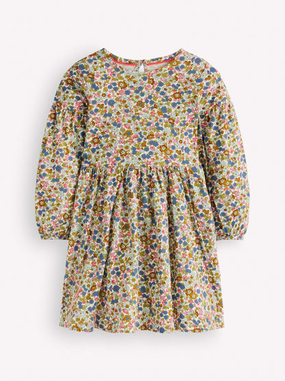 Dsiney Kidz - Boden Blue Blouson Sleeve Twirly Dress image 1