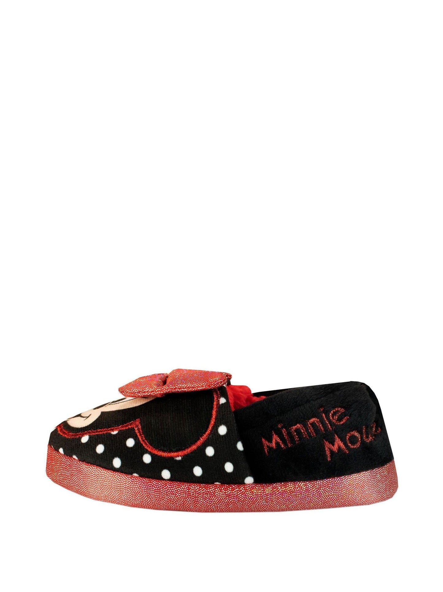 Character Black Minnie Mouse Kids Disney Slippers image 3