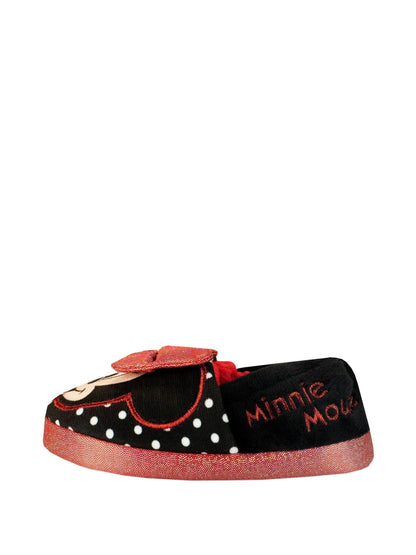 Character Black Minnie Mouse Kids Disney Slippers image 3