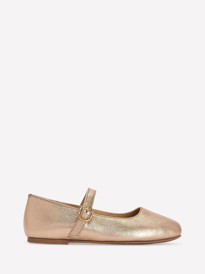 Boden Gold Square Toe Mary Janes Shoes image 1