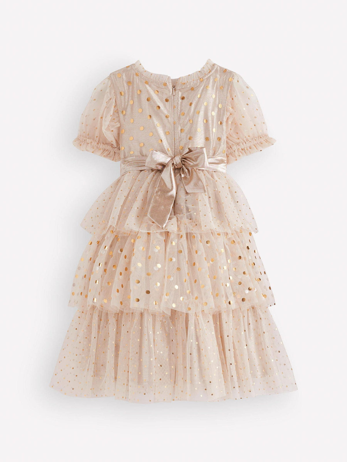 Dsiney Kidz - Boden Gold Metallic Tulle Party Dress image 2
