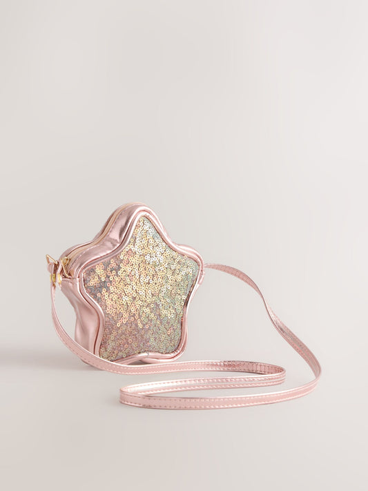 Silver Star Sequin Bag - image 1