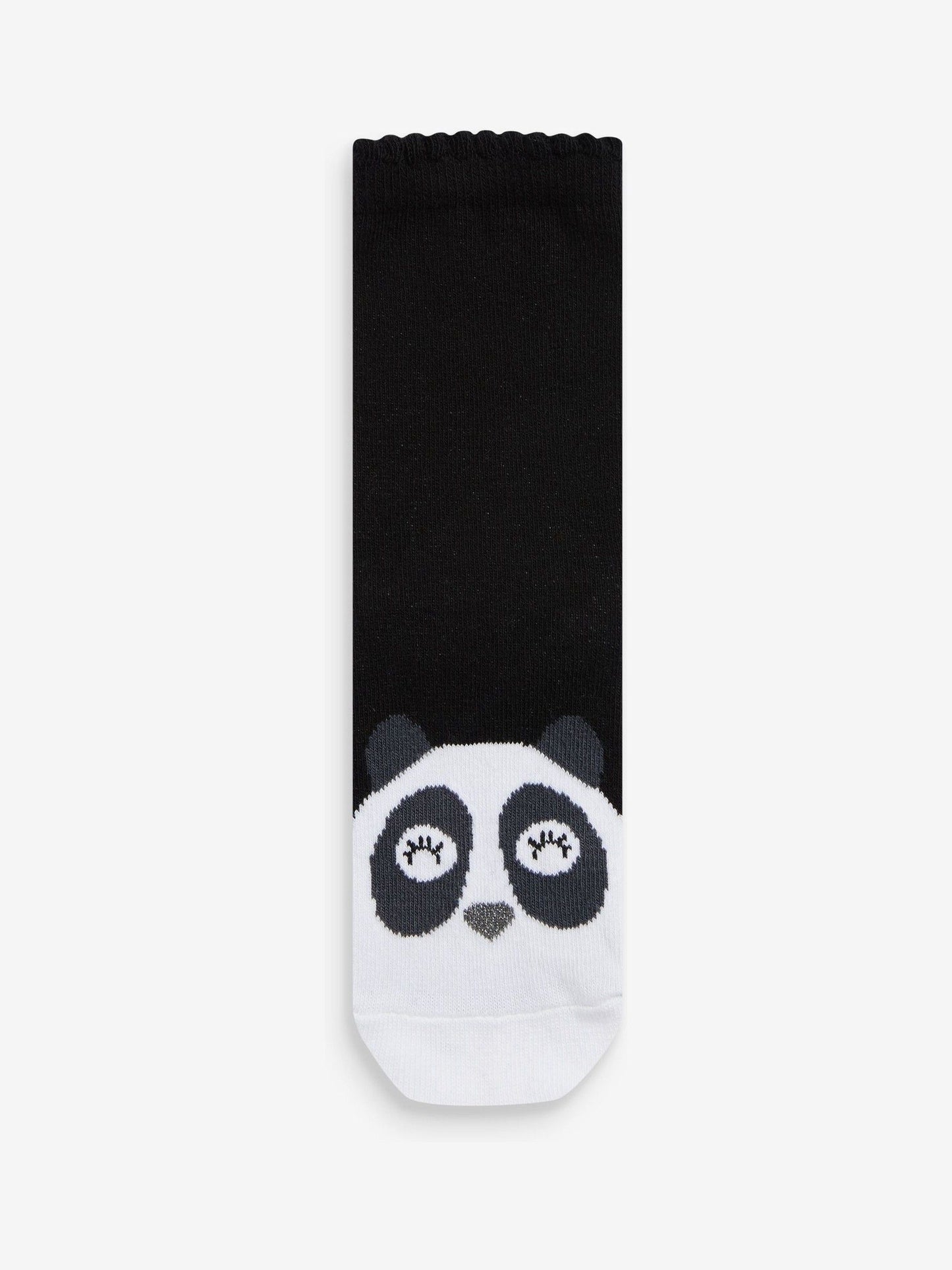 Black 5 Pack Cotton Rich Character Ankle School Socks image 3
