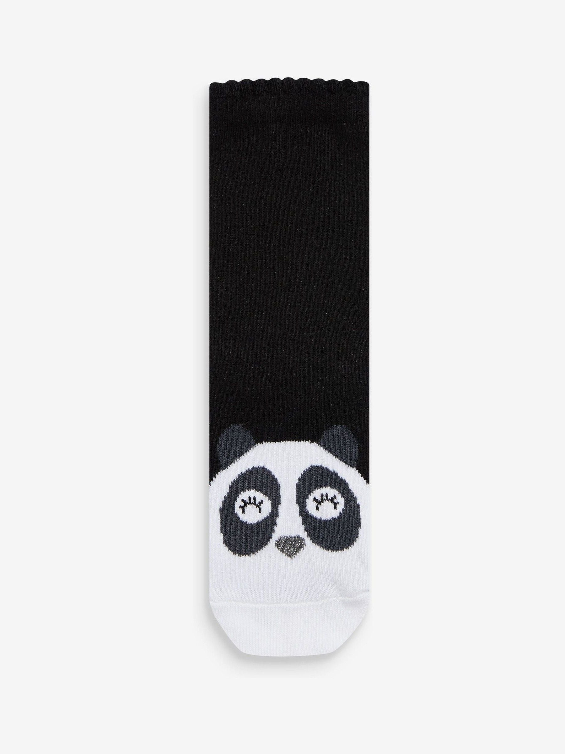 Black 5 Pack Cotton Rich Character Ankle School Socks image 3