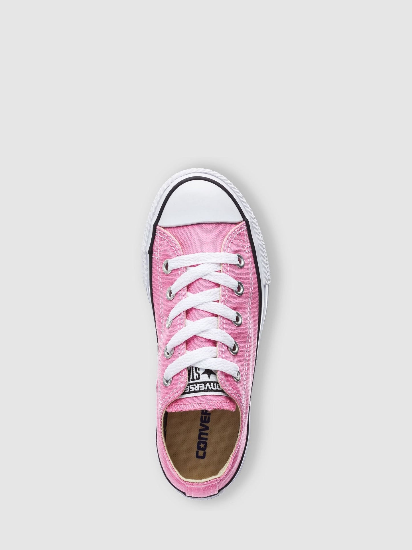Converse Pink Chuck Taylor All Star Ox Junior Trainers image 3