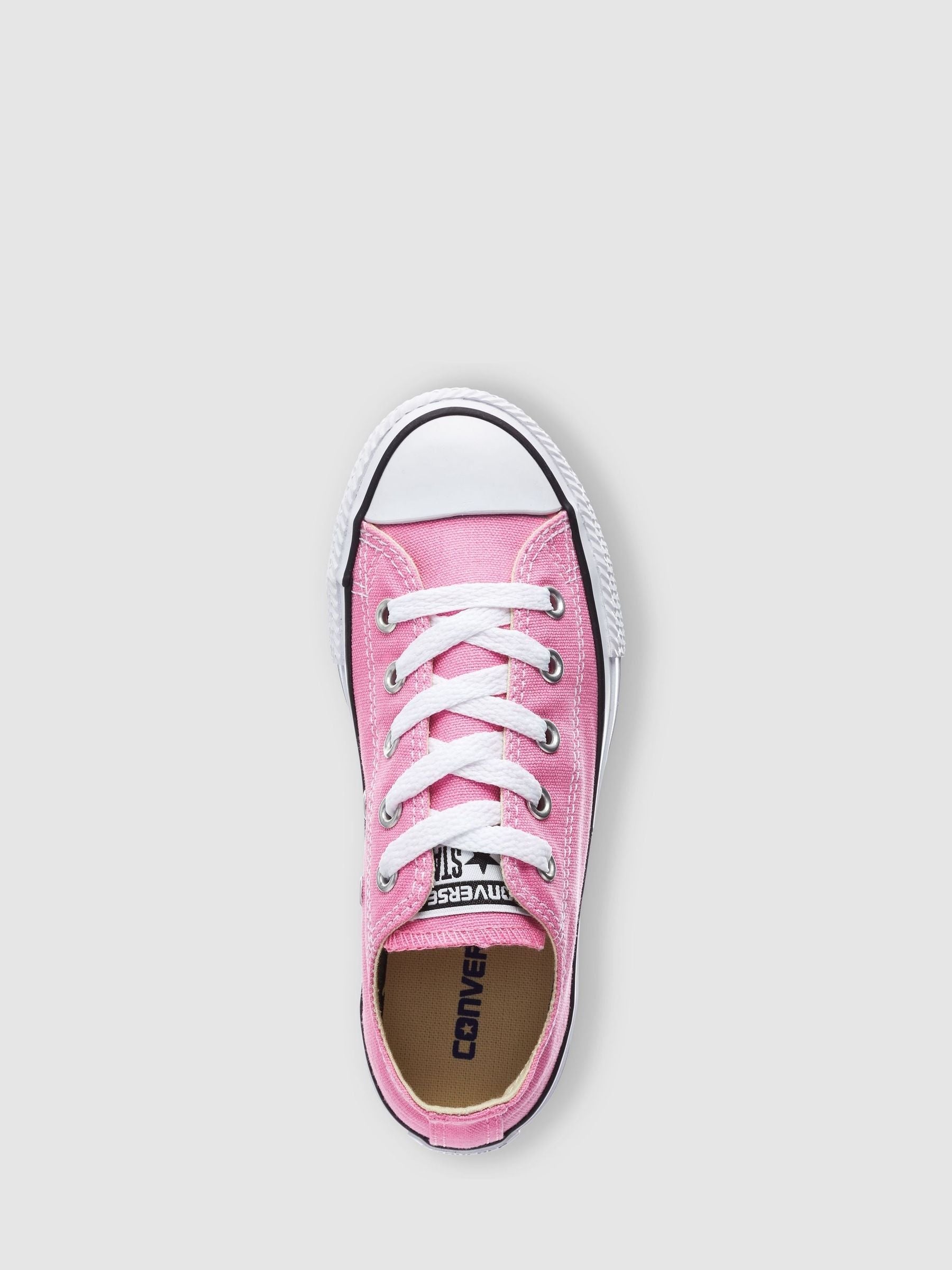 Converse Pink Chuck Taylor All Star Ox Junior Trainers image 3