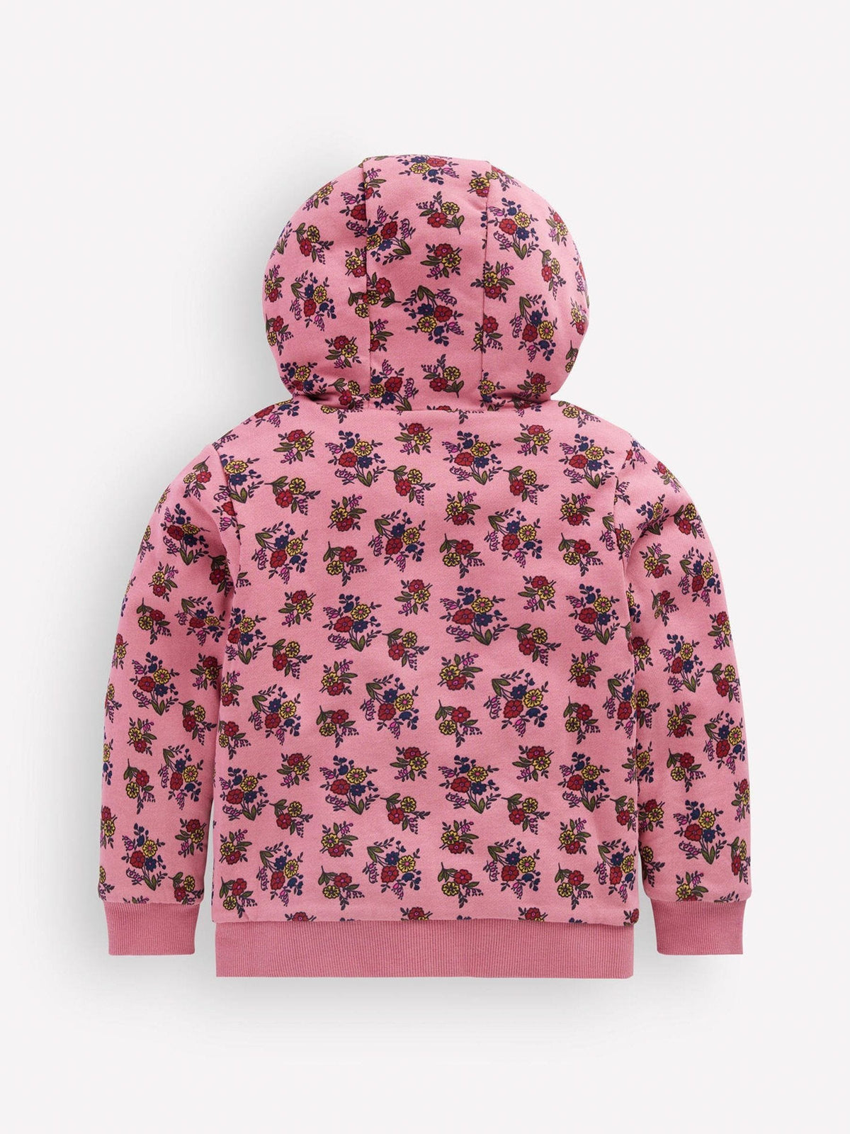 Dsiney Kidz - Boden Pink Floral Reversible Borg Hoodie image 2
