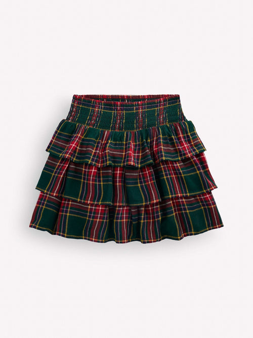 Dsiney Kidz - Boden Green Smocked Waist Ruffle Skirt image 1