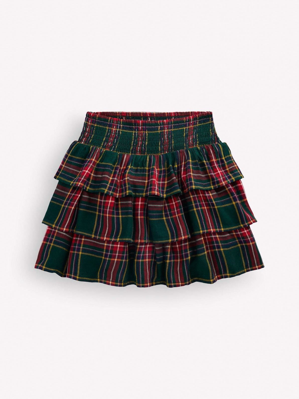 Dsiney Kidz - Boden Green Smocked Waist Ruffle Skirt image 1