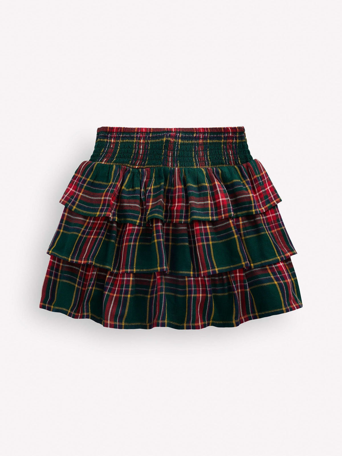 Dsiney Kidz - Boden Green Smocked Waist Ruffle Skirt image 2