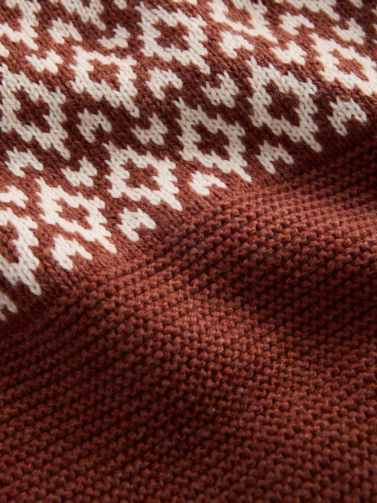 Dsiney Kidz - Boden Red Relaxed Fairisle Jumper image 3