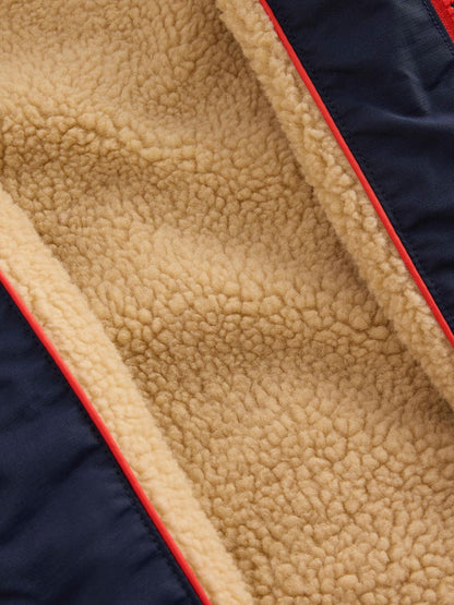 Dsiney Kidz - Boden Blue Borg Lined Puffer Coat image 5