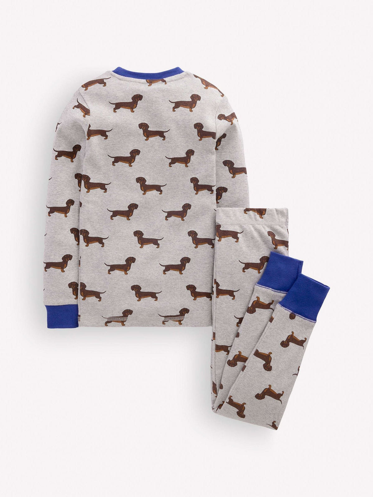 Boden Grey Snug Long Sausage Dog Pyjamas - image 2