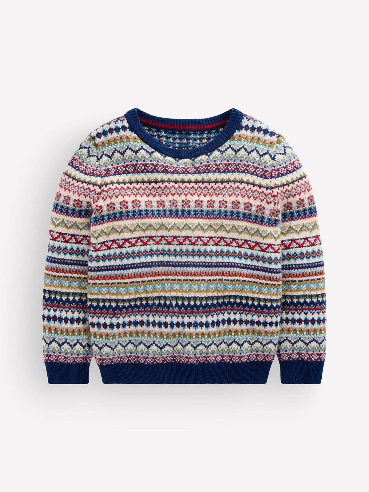 Dsiney Kidz - Boden Blue Fair Isle Jumper image 1