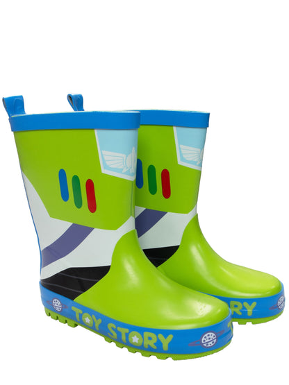 Character Green Disney Toy Story Buzz Lightyear Wellies - image 1