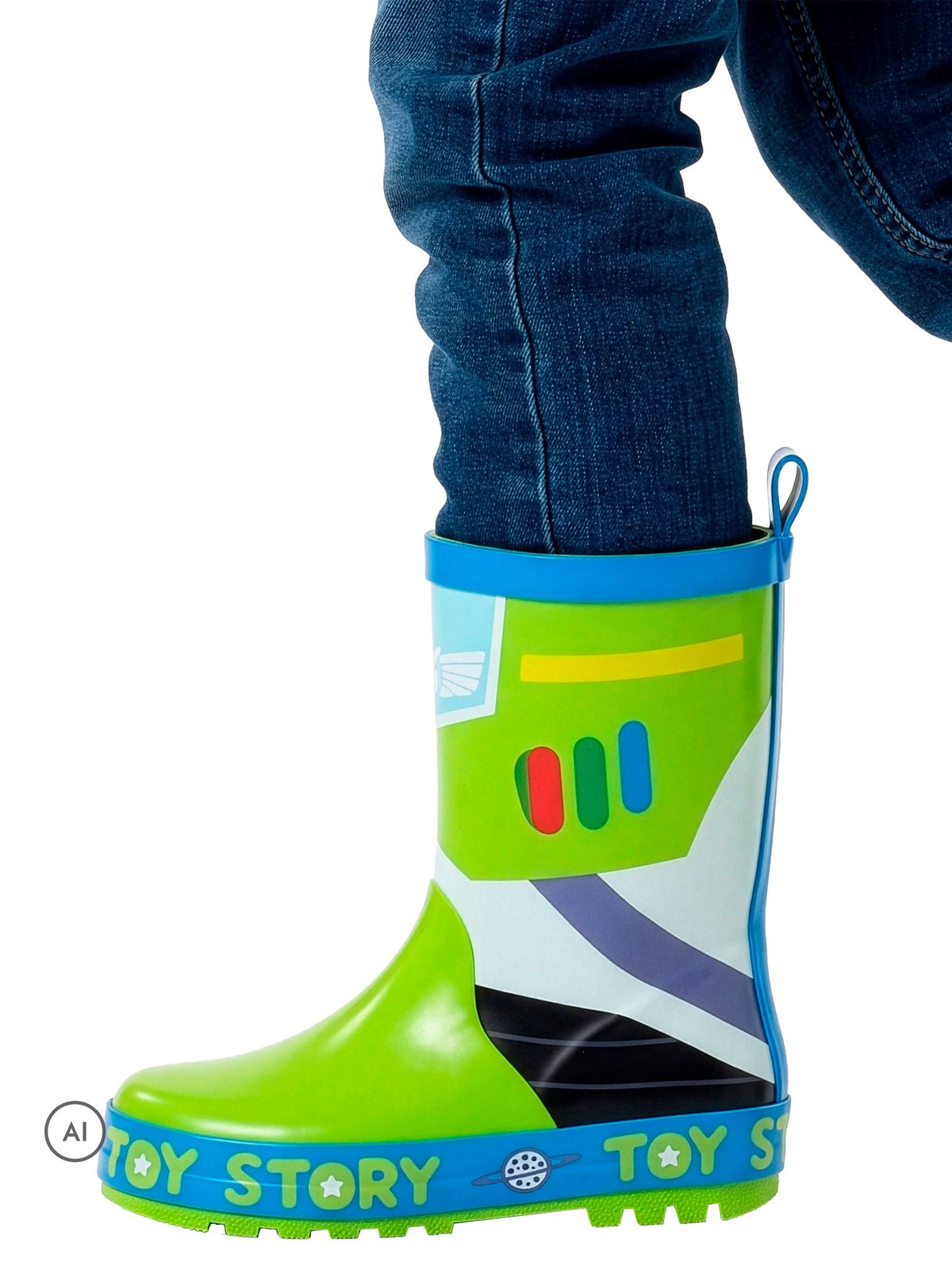 Character Green Disney Toy Story Buzz Lightyear Wellies - image 3