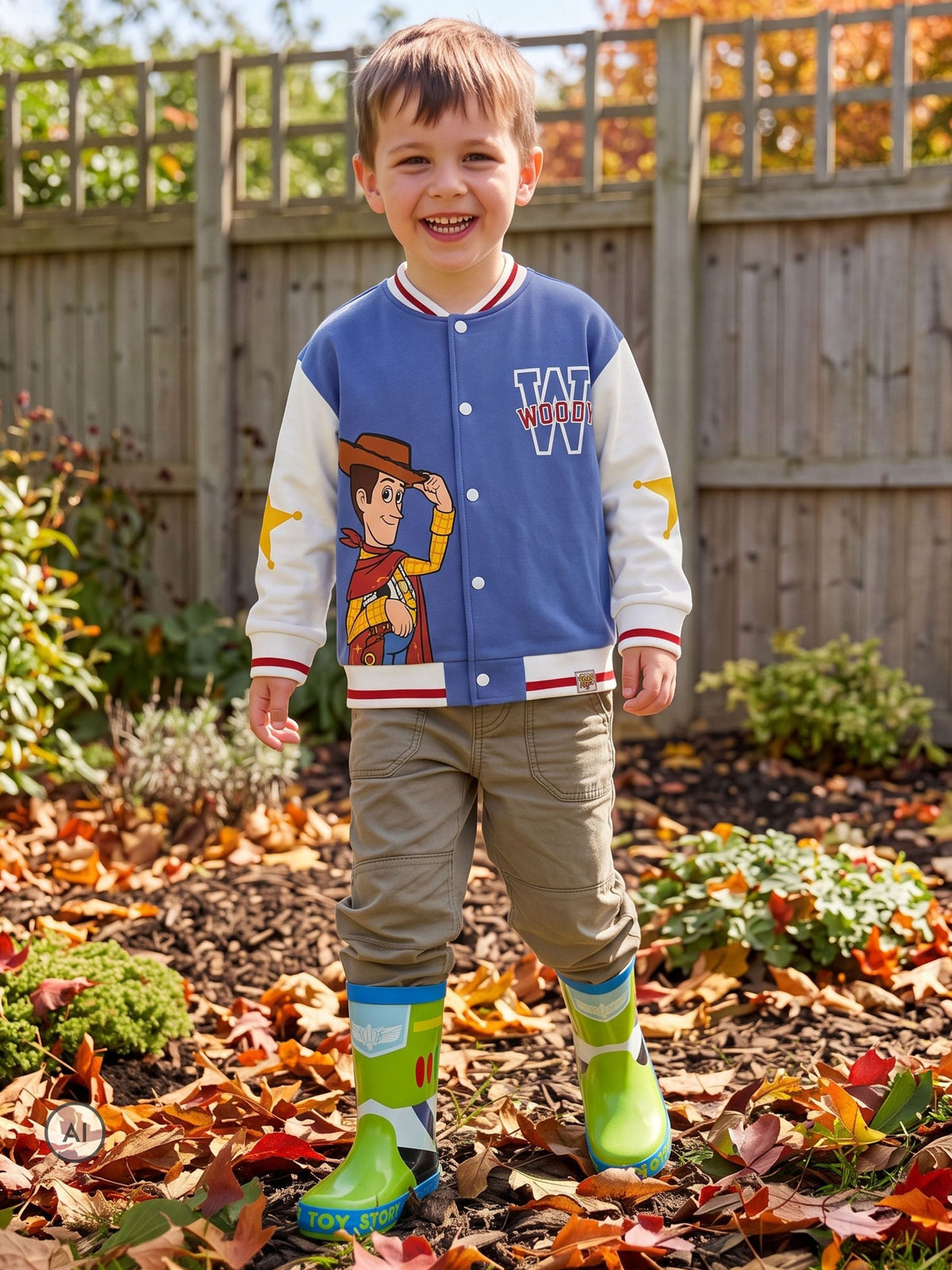 Character Green Disney Toy Story Buzz Lightyear Wellies - image 6