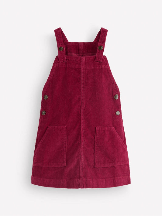 Dsiney Kidz - Boden Red Adeline A-Line Dungarees Dress image 1
