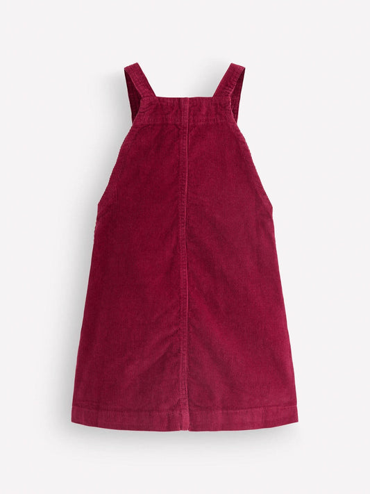 Dsiney Kidz - Boden Red Adeline A-Line Dungarees Dress image 2