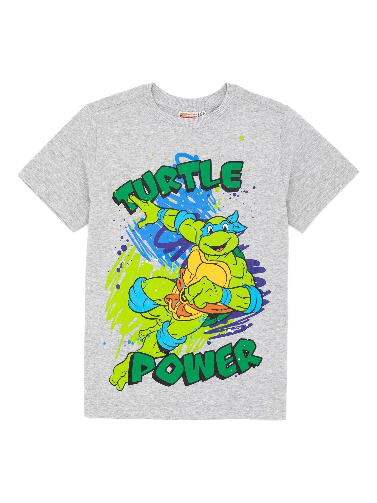 Vanilla Underground Grey/Black Multi Teenage Mutant Ninja Turtles T-Shirts 2 Pack image 3