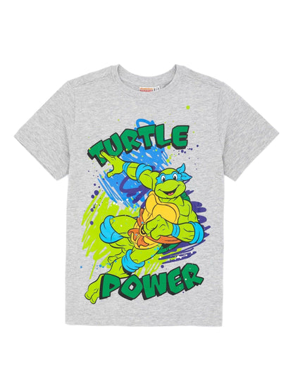 Vanilla Underground Grey/Black Multi Teenage Mutant Ninja Turtles T-Shirts 2 Pack image 3