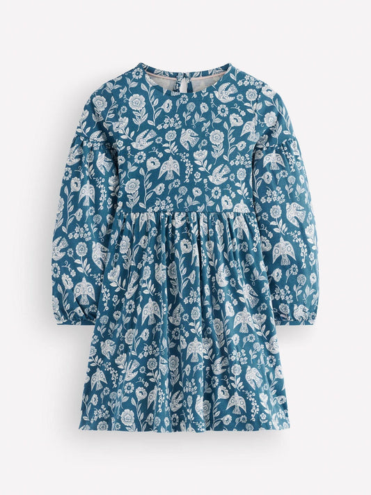Disney Kidz - Boden Blue Madeline Blouson Sleeve Dress image 1