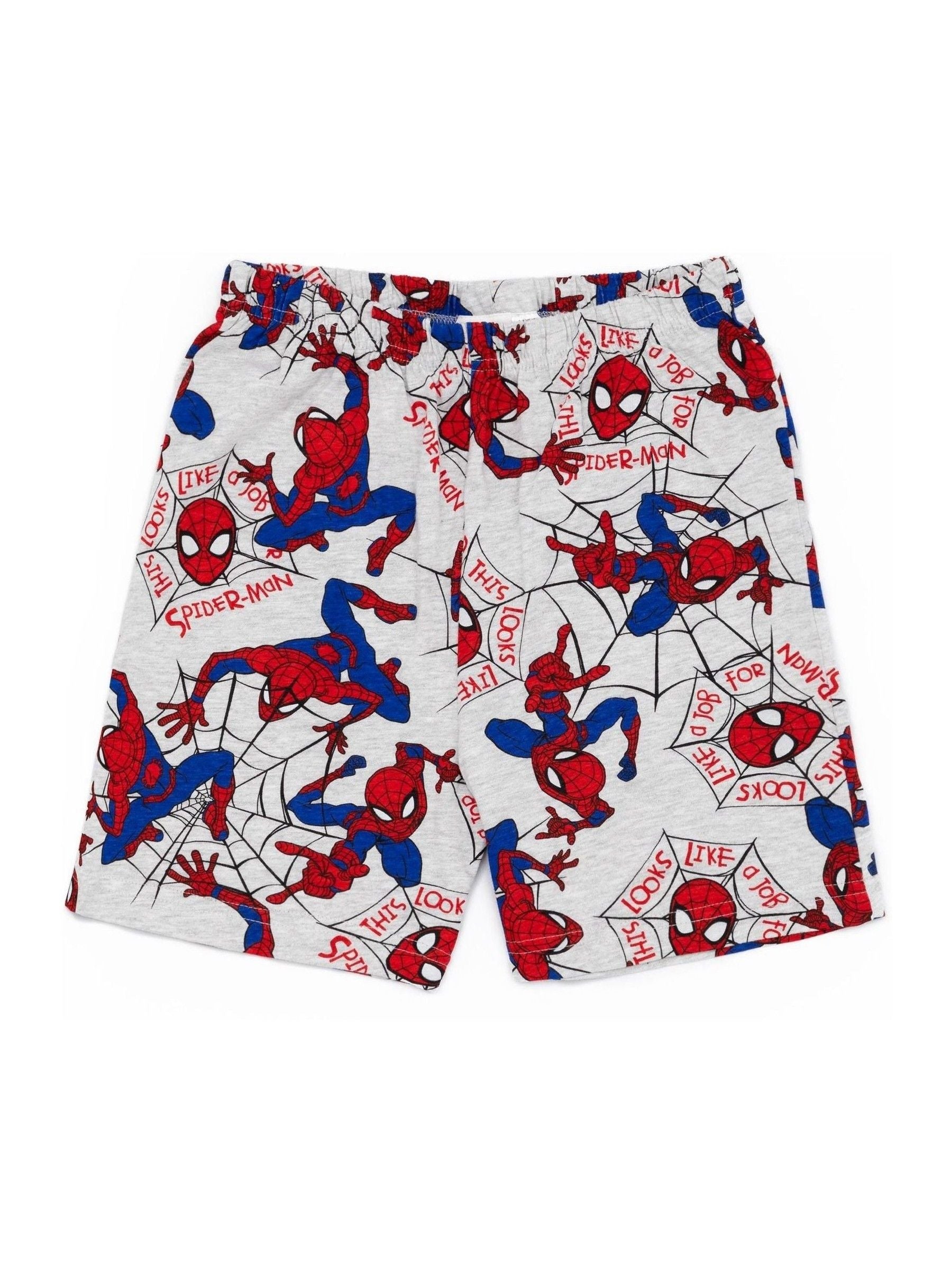 Dsiney Kidz - Vanilla Underground Grey Spiderman Vanilla Underground Boys Grey Licensing Short Pyjamas image 3