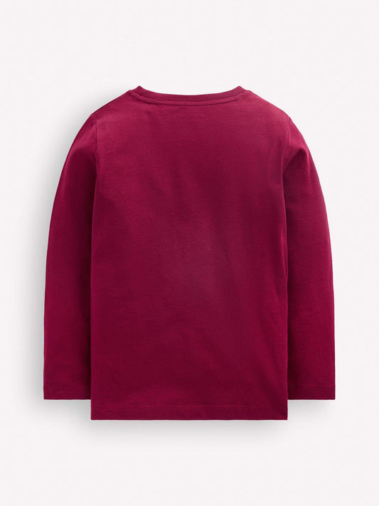 Dsiney Kidz - Boden Red Train Long Sleeve Printed T-Shirt image 2