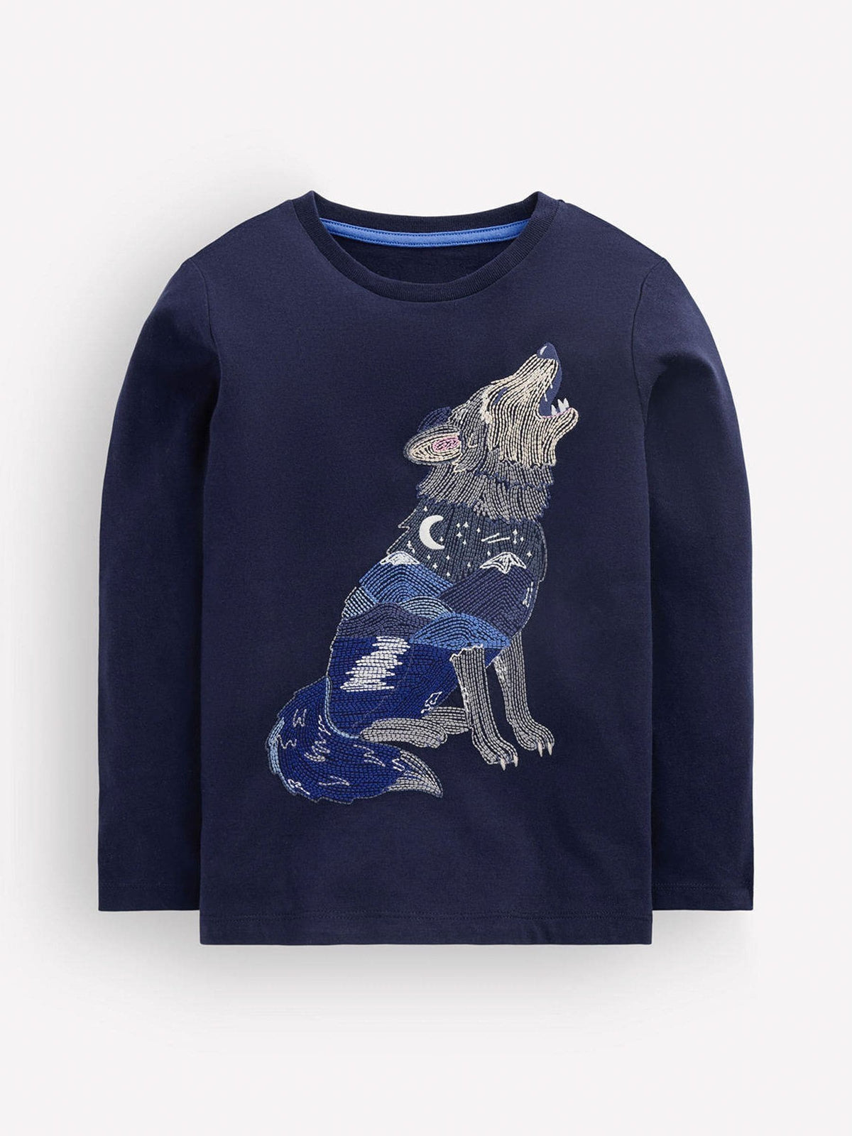 Dsiney Kidz - Boden Blue Wolf Superstitch T-Shirt image 1