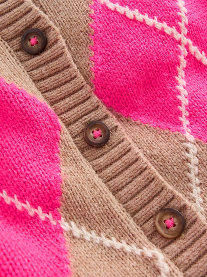 Boden Pink Fun Cardigan - image 3