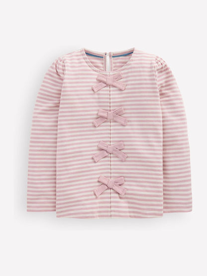 Dsiney Kidz - Boden Pink Rib Bow Trim Top image 1