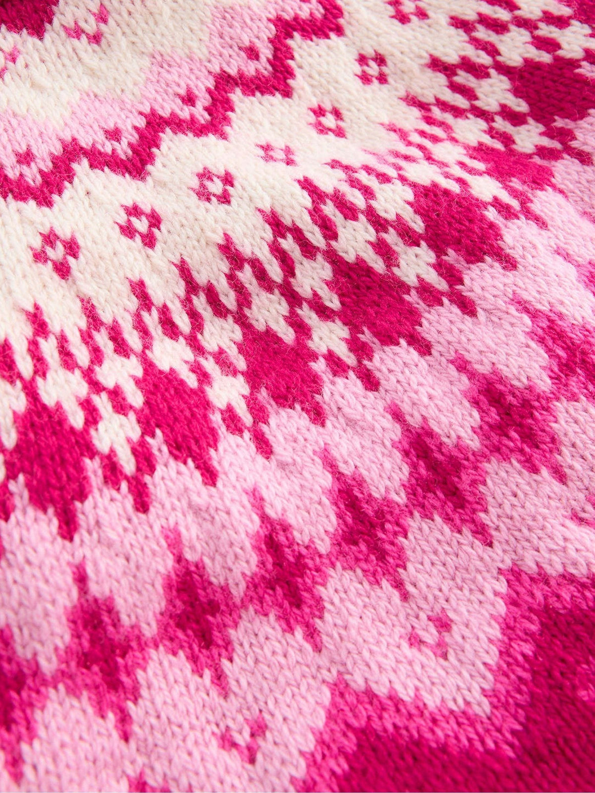 Dsiney Kidz - Boden Pink Eleanor Fair Isle Jumper image 4