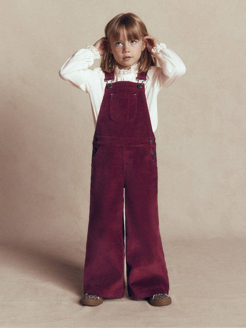 Dsiney Kidz - Boden Purple Wide Leg Dungarees image 1