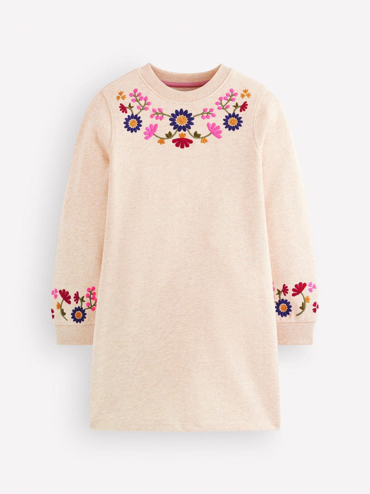 Dsiney Kidz - Boden Cream Ida Sweatshirt Appliqué Dress image 1