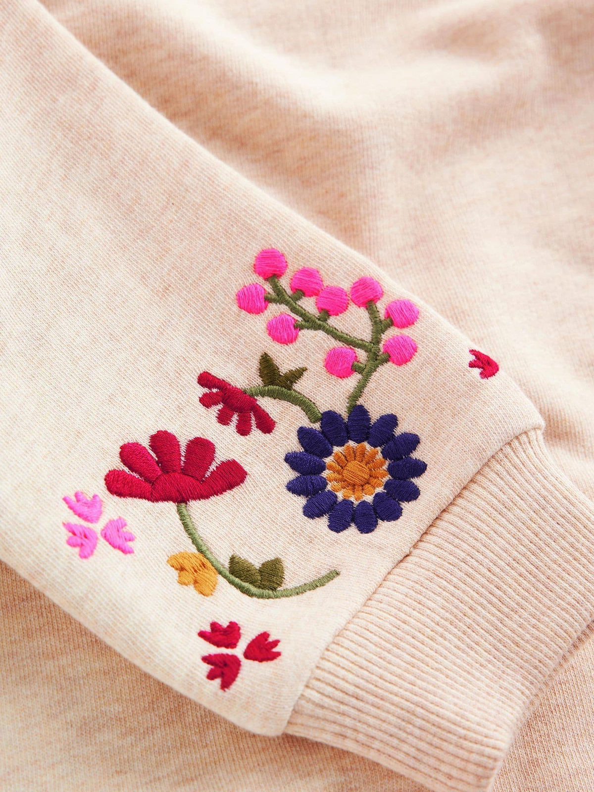 Dsiney Kidz - Boden Cream Ida Sweatshirt Appliqué Dress image 3