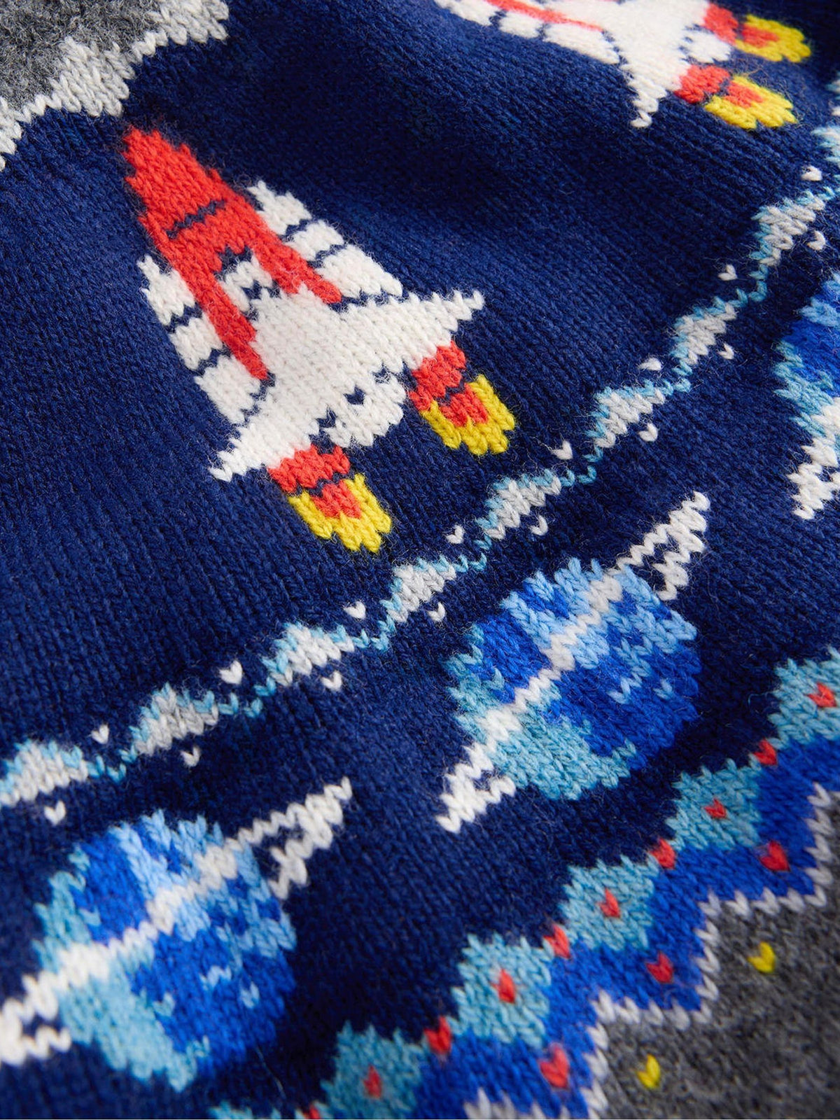 Dsiney Kidz - Boden Grey Fair Isle Jumper image 3