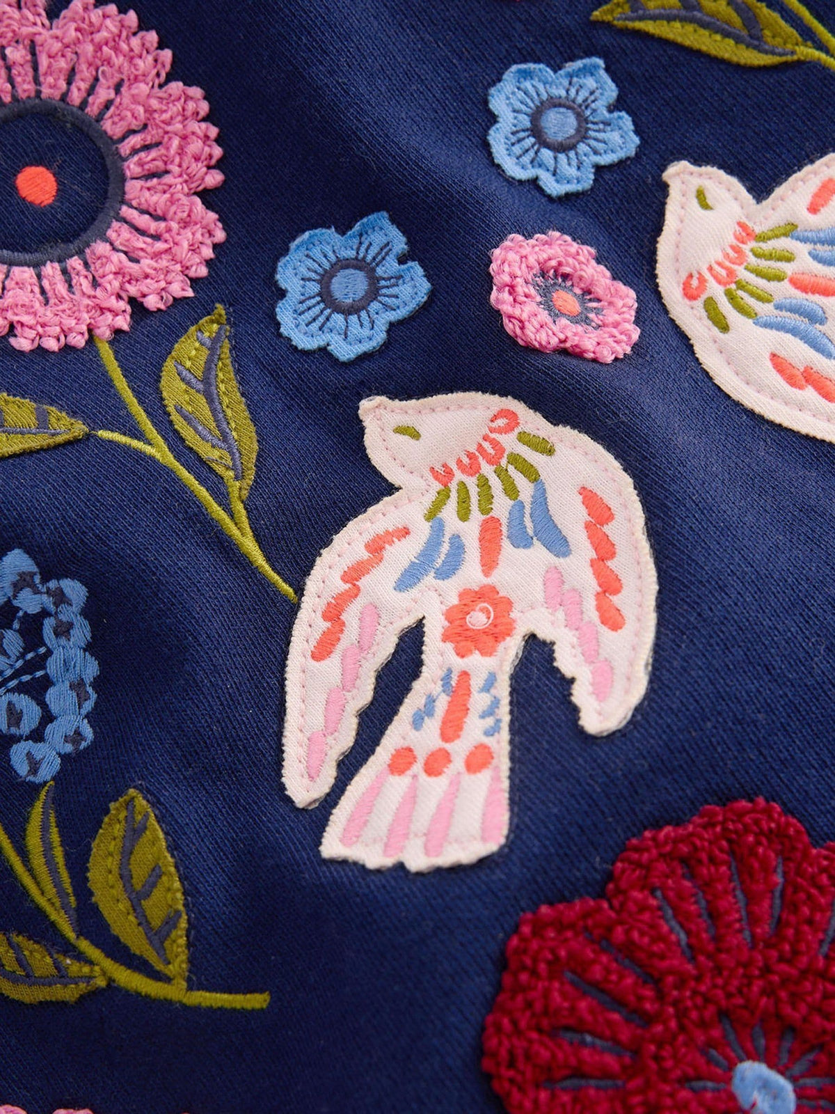 Dsiney Kidz - Boden Blue Bobbie Appliqué Sweatshirt image 3