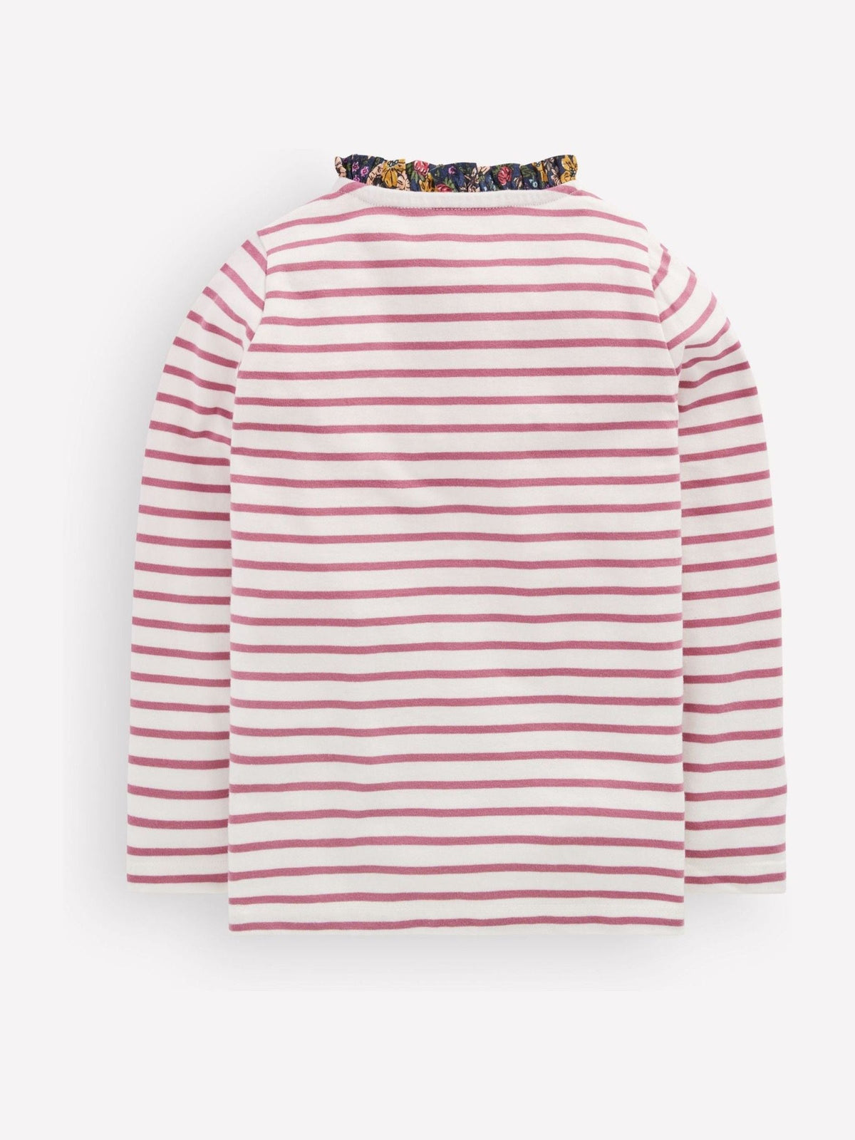 Dsiney Kidz - Boden Pink Frill Neck Breton T-Shirt image 2