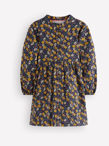 Dsiney Kidz - Boden Green Floral Betsy Woven Puff Sleeve Dress image 1