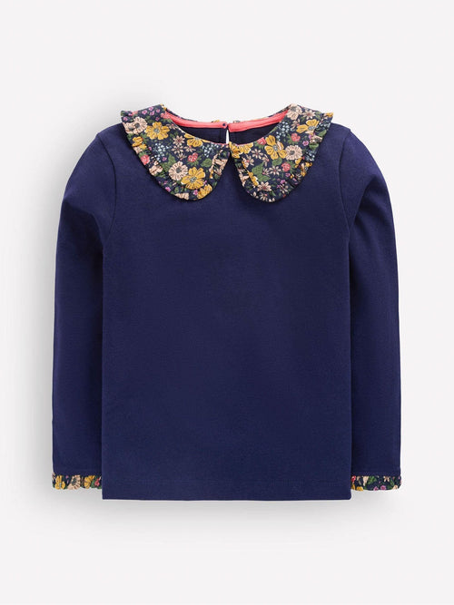 Dsiney Kidz - Boden Blue Collared Breton Jersey Top image 1