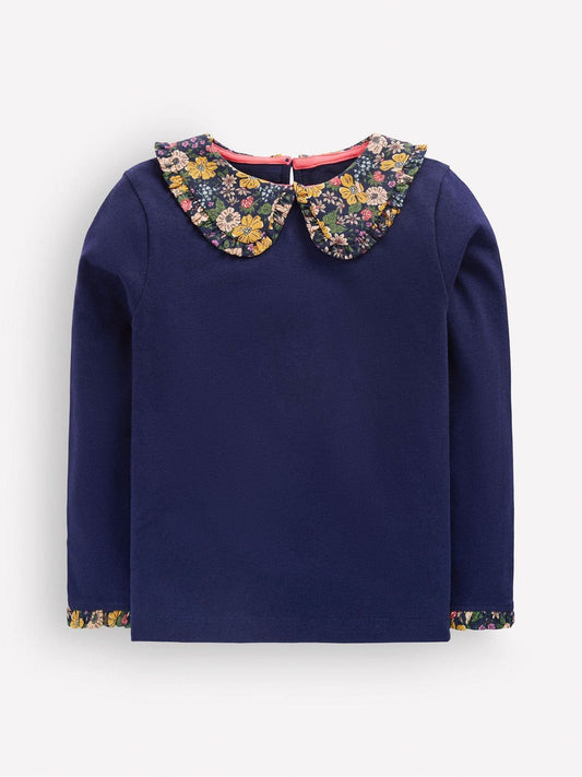 Dsiney Kidz - Boden Blue Collared Breton Jersey Top image 1