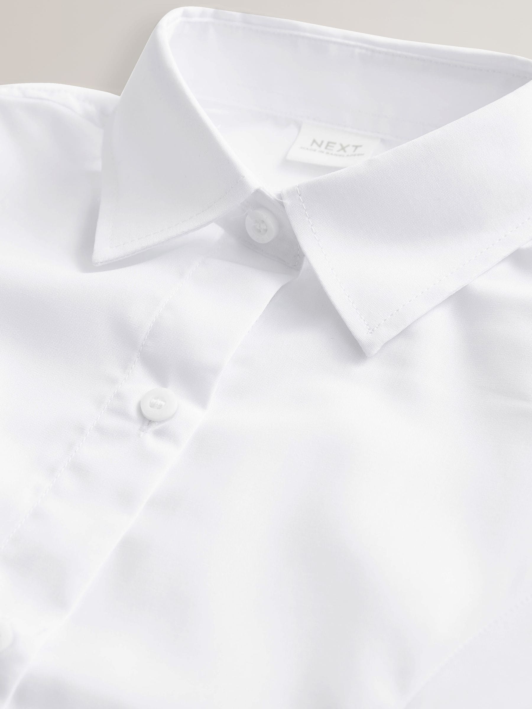 Dsiney Kidz - White Regular Fit Girls 2 Pack Three Quarter Sleeve School Blouses (3-17yrs) image 6