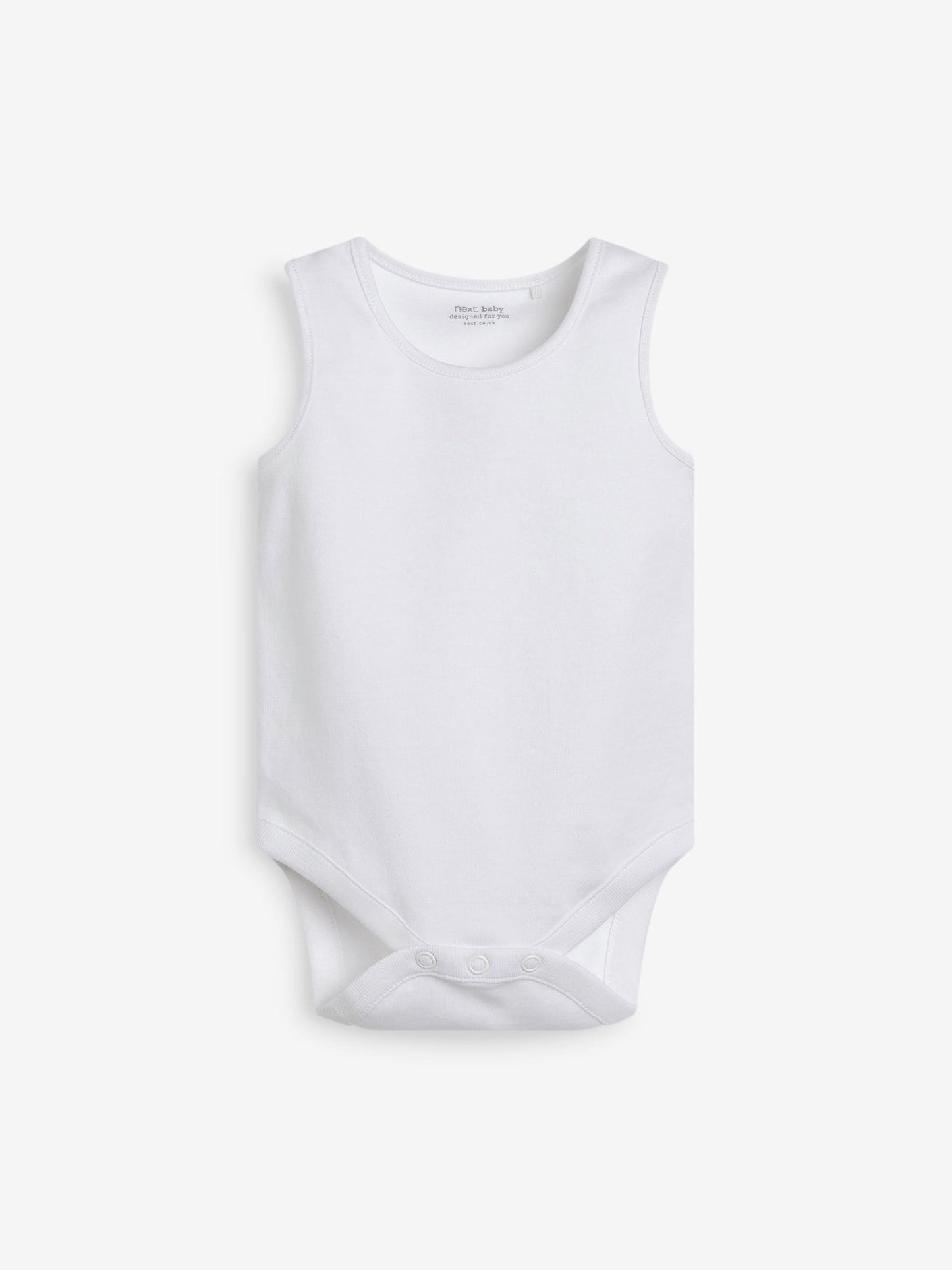 Blue 7 Pack Baby Vest Bodysuits image 7