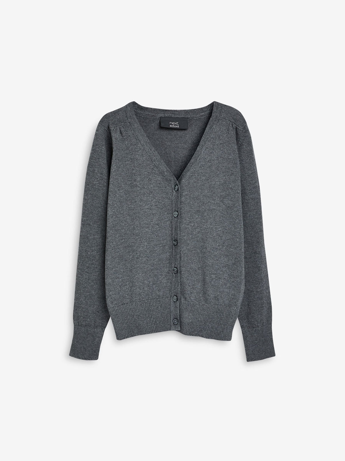Dsiney Kidz - Grey Cotton Rich School V-Neck Cardigan (3-16yrs) image 5