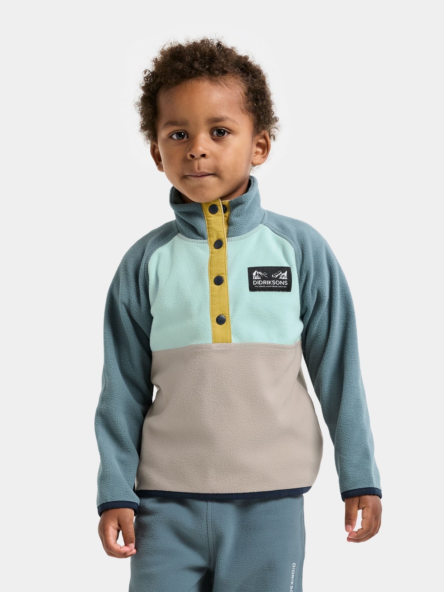 Dsiney Kidz - Didriksons Ocean Blue Monte Half Button Fleece image 1