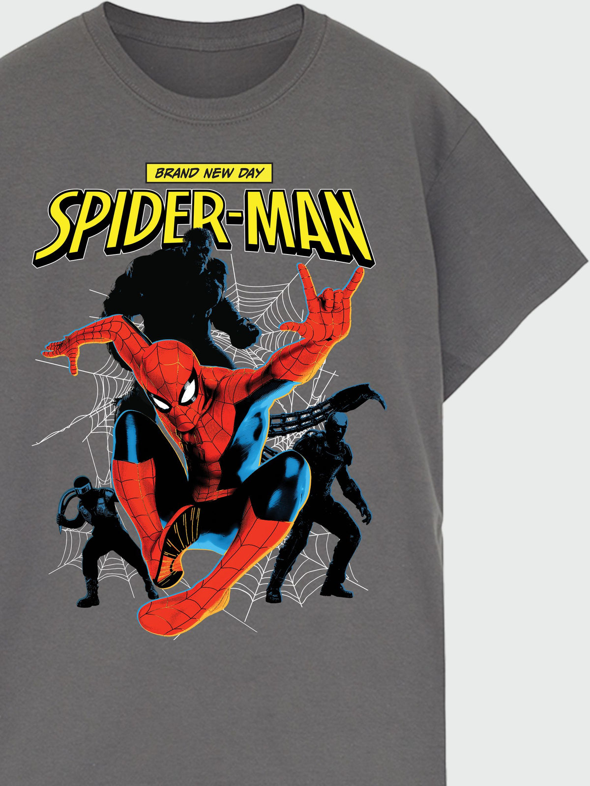 Brands In Grey Marvel Spider Man Brand New Day Jump T-Shirt - image 3