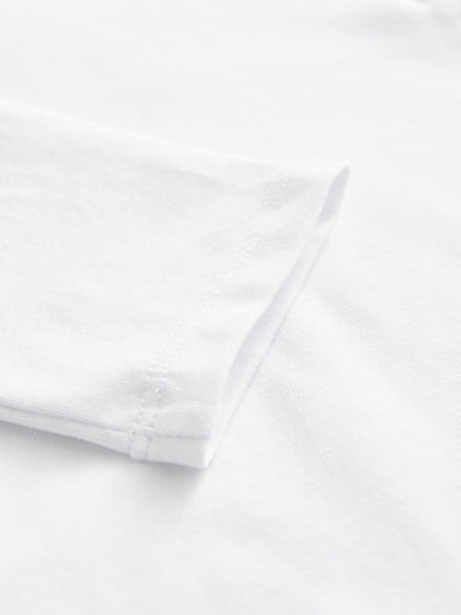 Dsiney Kidz - White Girls Cotton stretch Long Sleeve Frill Collar School Polo Tops 2 Pack (3-14yrs) image 7